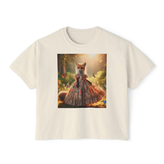 Foxy Lady Short T for women- Boxy Tee for Chicks
