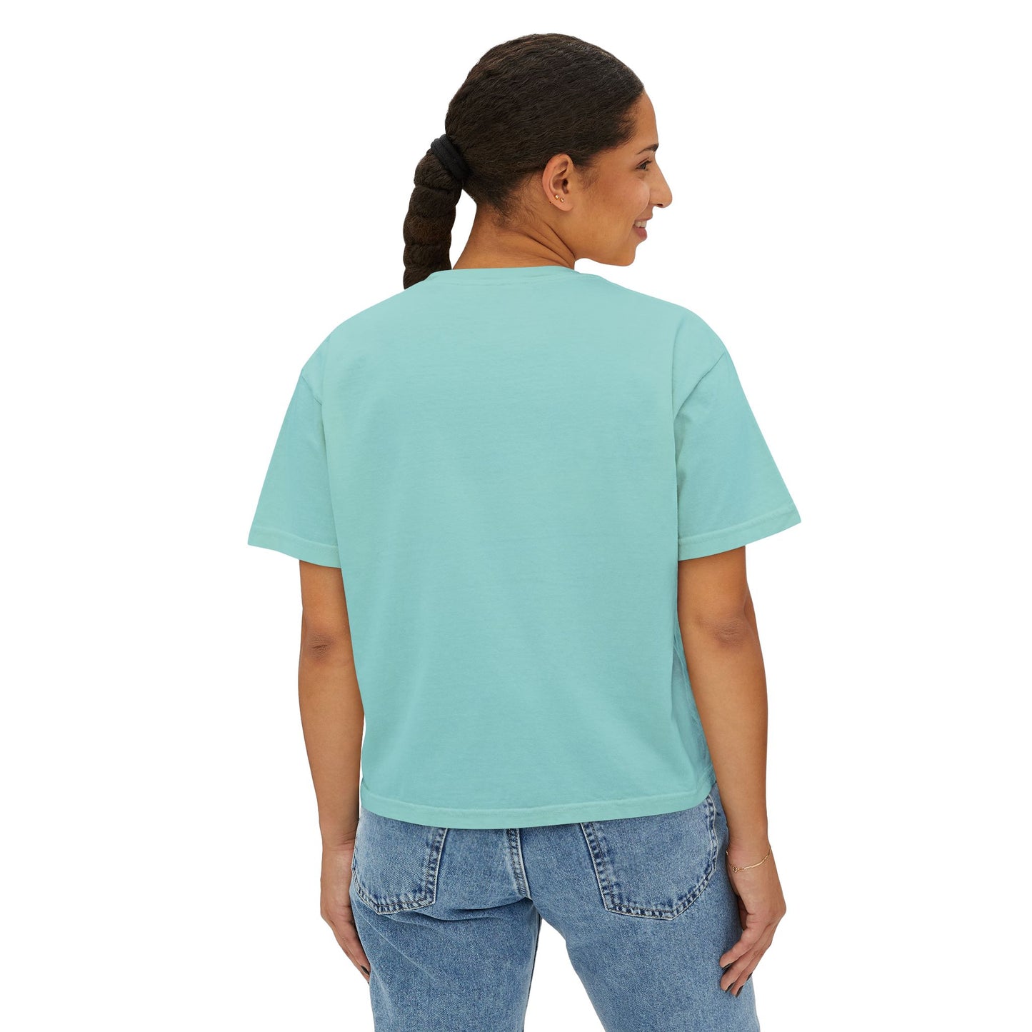 Beautiful Native American Women's Boxy Tee, Comfortable Casual Top, Festival Vintage. looks great with jeans.