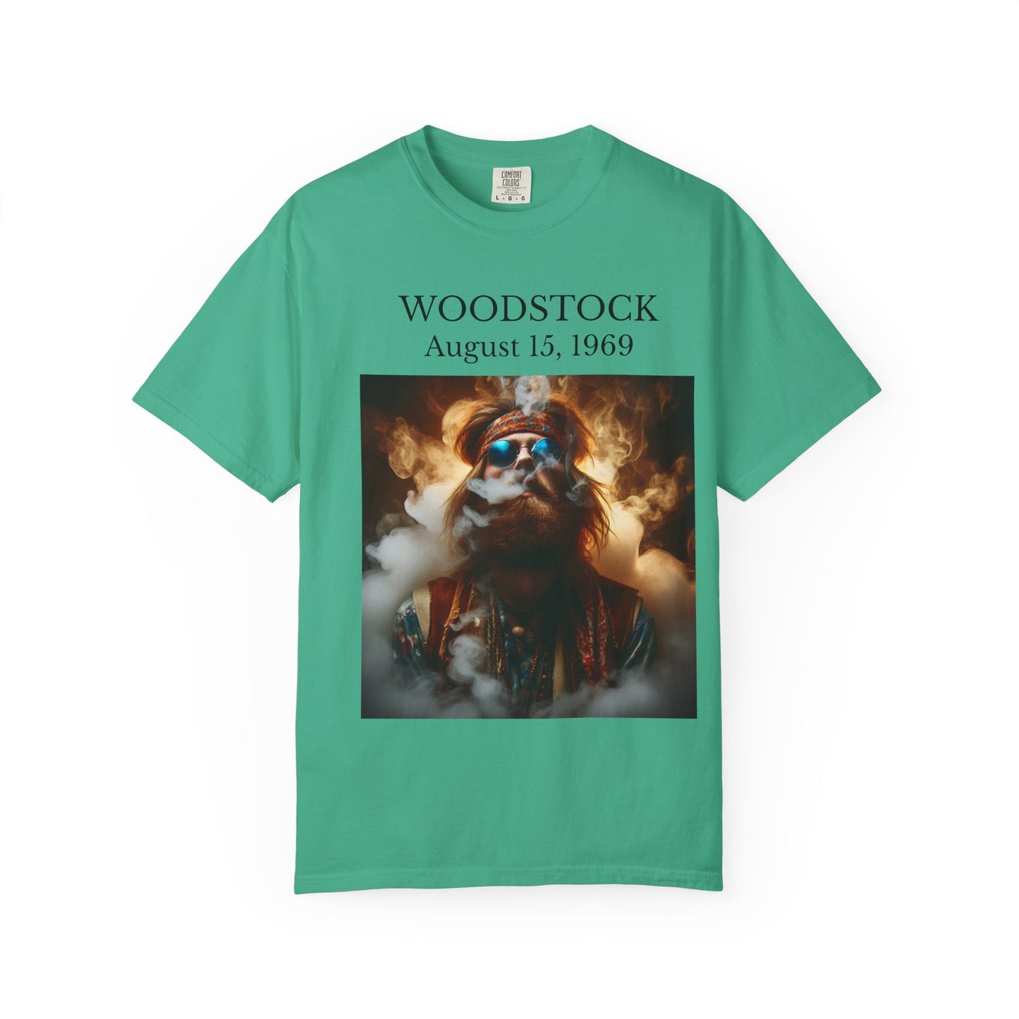 Woodstock 1969 Unisex Garment-Dyed T-shirt - Retro Festival Tee