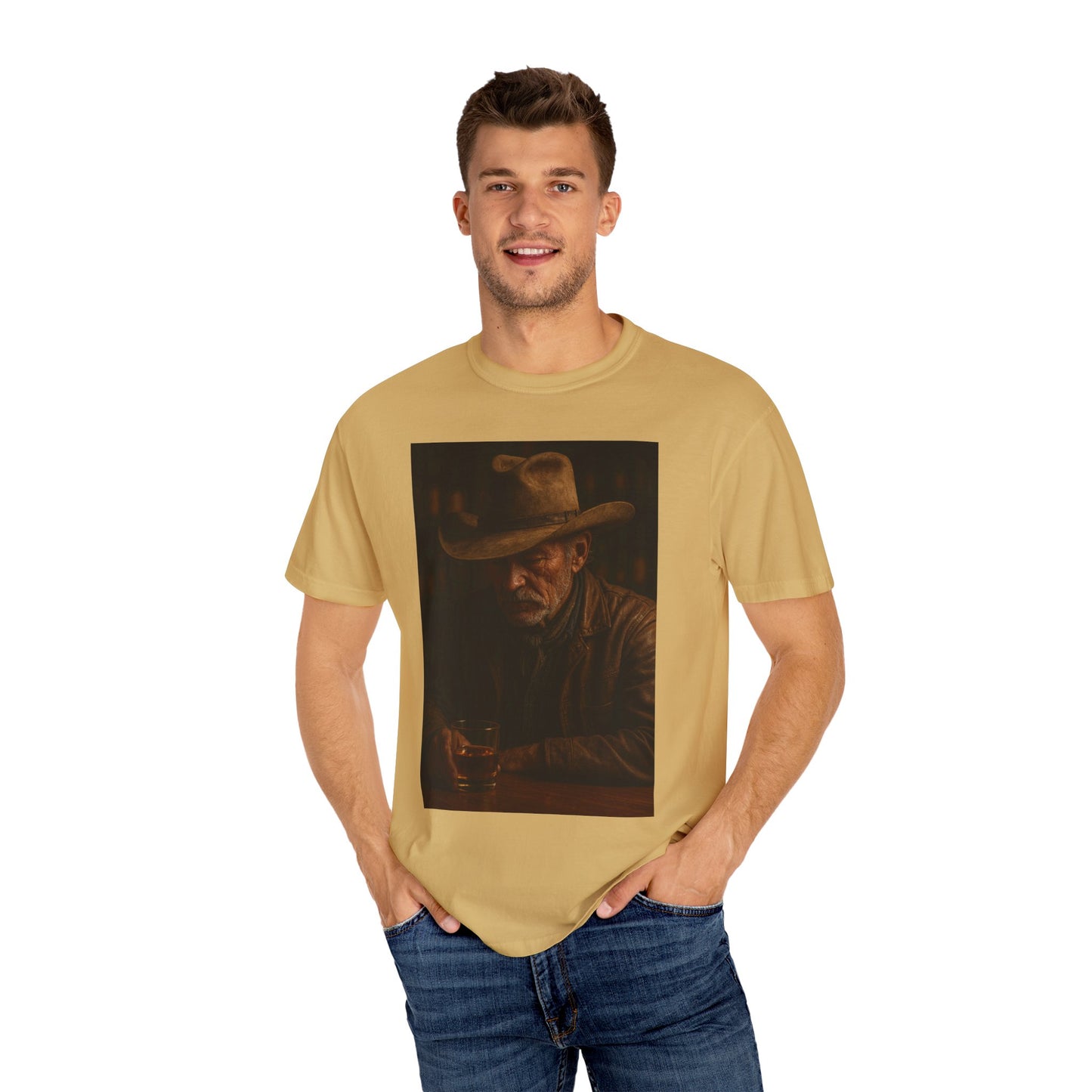 Hangover Humor, Cowboy Art Tee, Funny Hangover Quote Shirt, Unisex Bohemian Style Top, Perfect Gift for Dad, Unique [...]