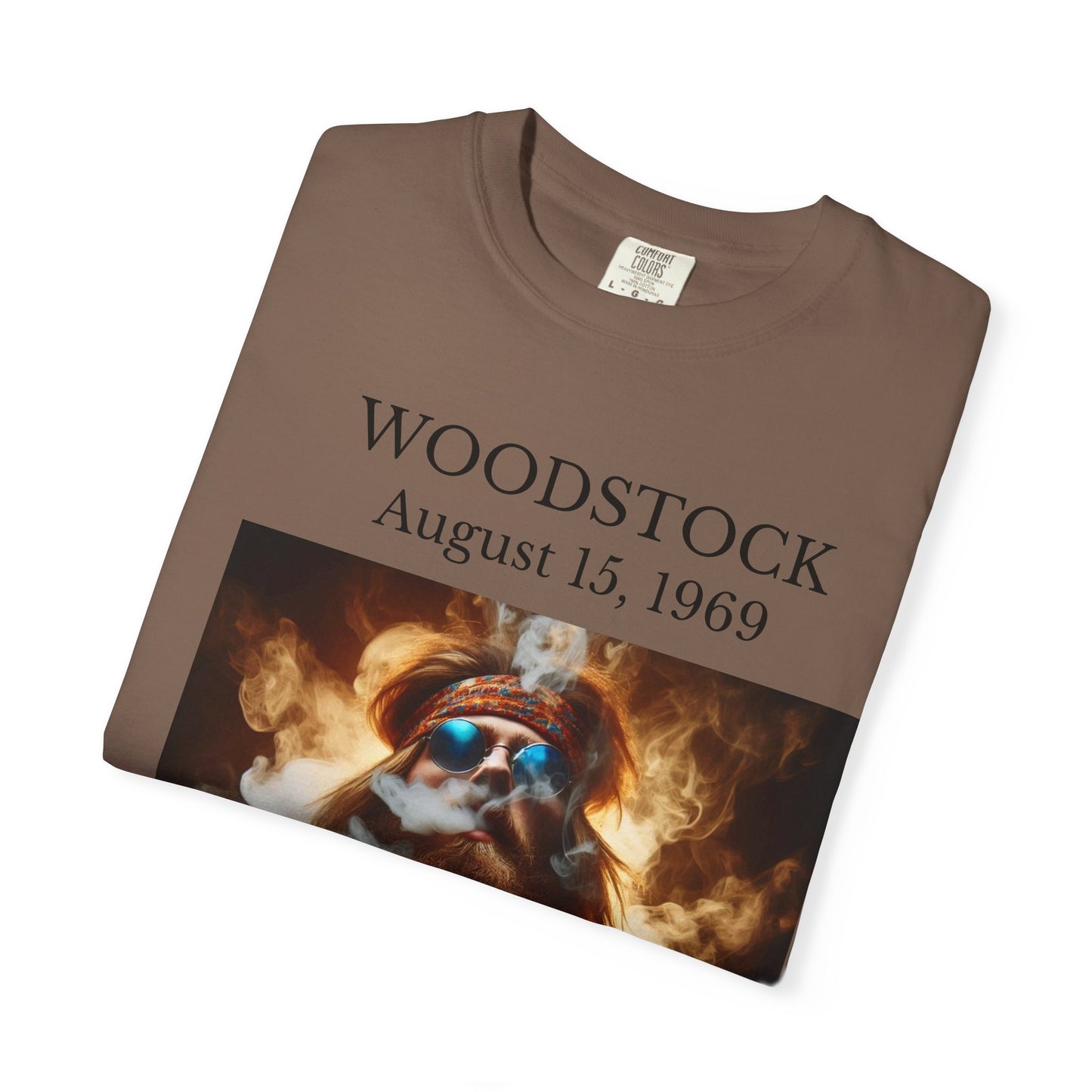 Woodstock 1969 Unisex Garment-Dyed T-shirt - Retro Festival Tee