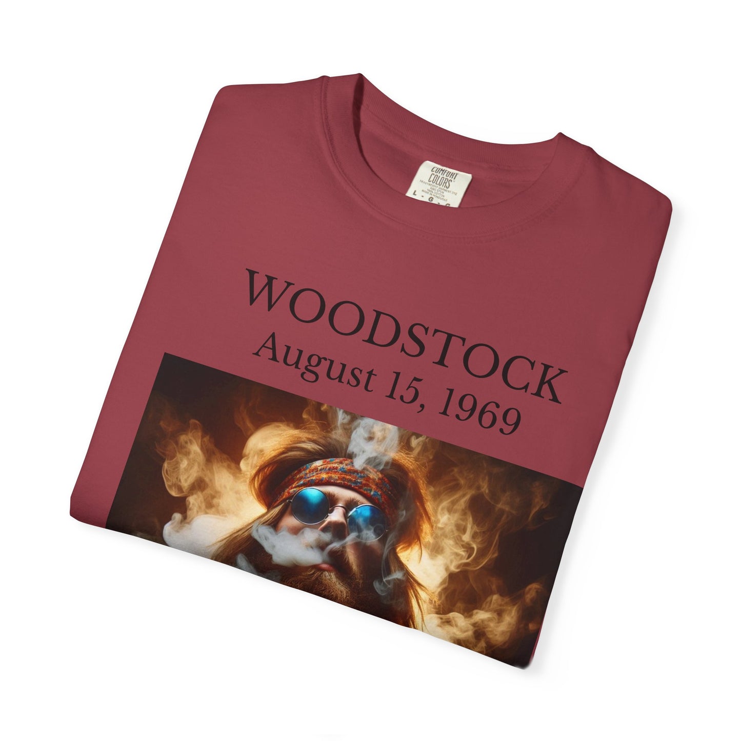 Woodstock 1969 Unisex Garment-Dyed T-shirt - Retro Festival Tee