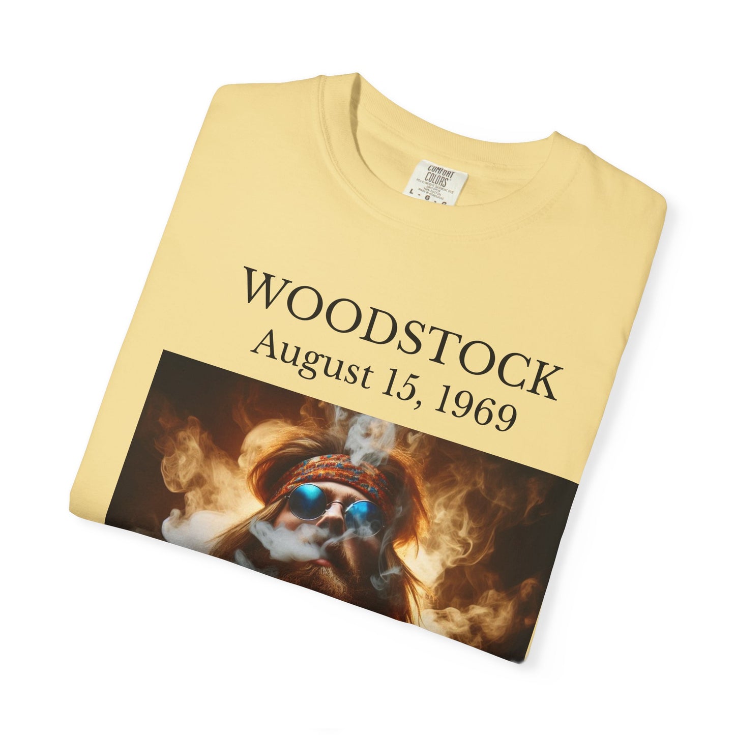 Woodstock 1969 Unisex Garment-Dyed T-shirt - Retro Festival Tee