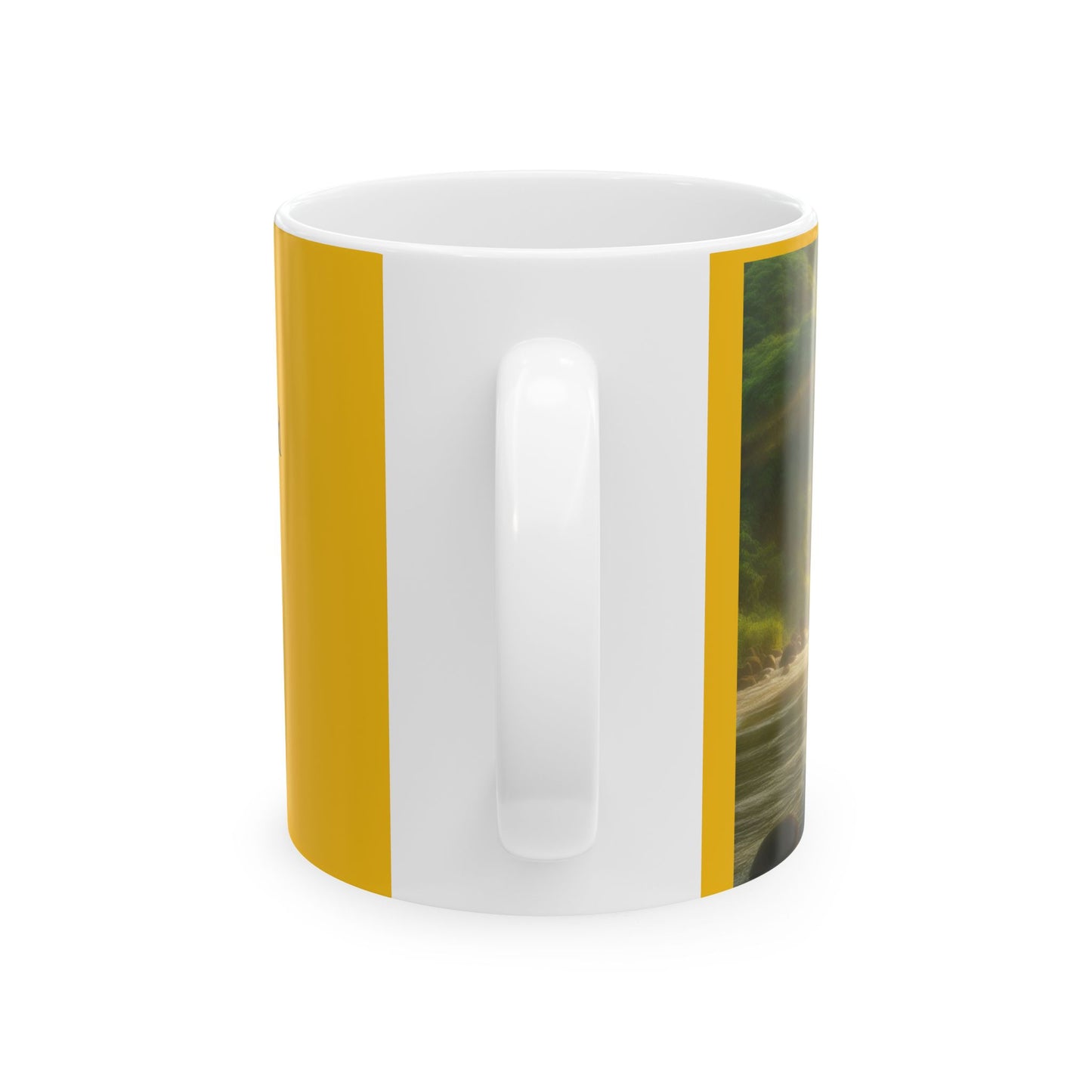 "One to feed the many " Jesus coffee Mug with Inspirational Quote - Perfect for Coffee Lovers, Gift, Kitchen Decor, Nature Enthusiasts