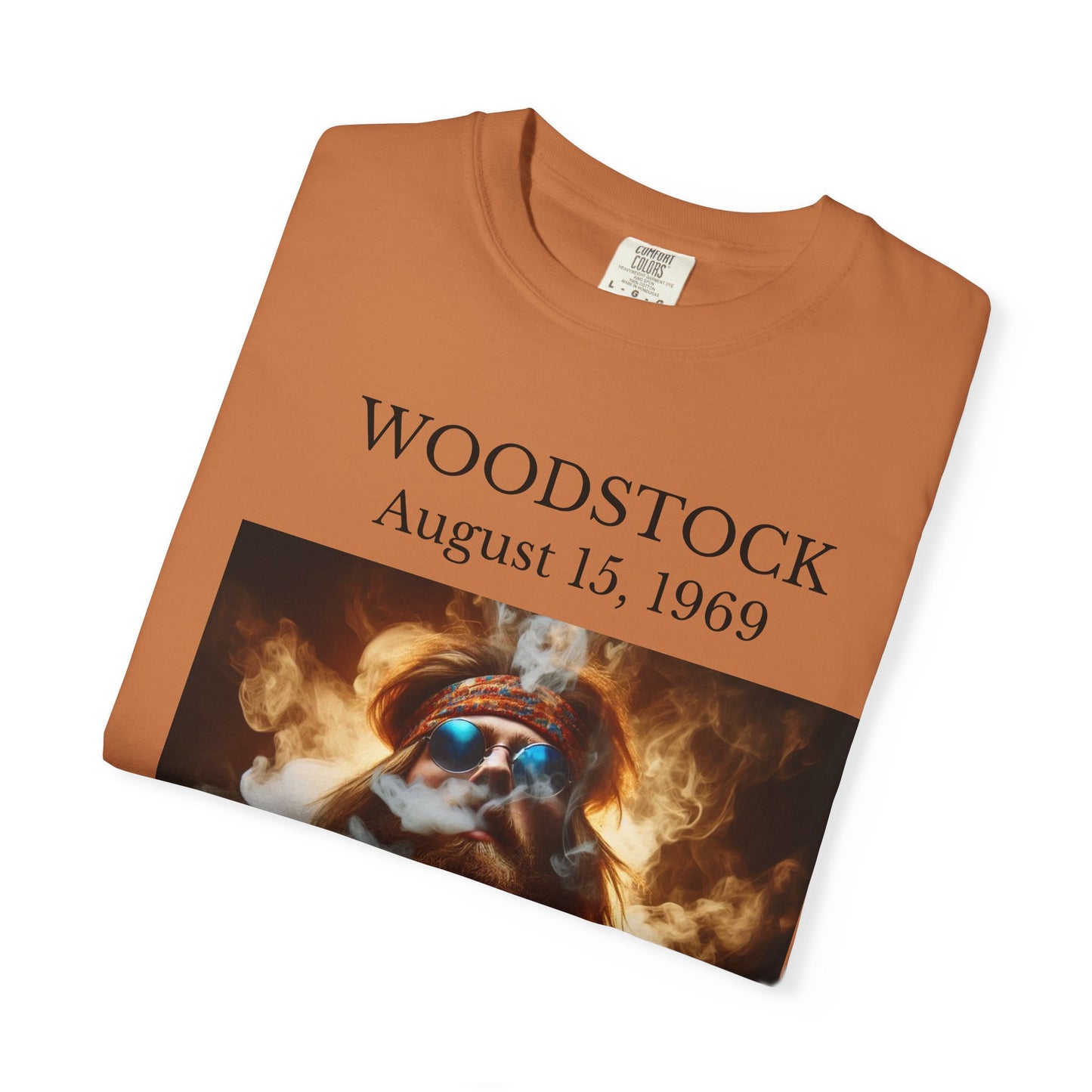 Woodstock 1969 Unisex Garment-Dyed T-shirt - Retro Festival Tee